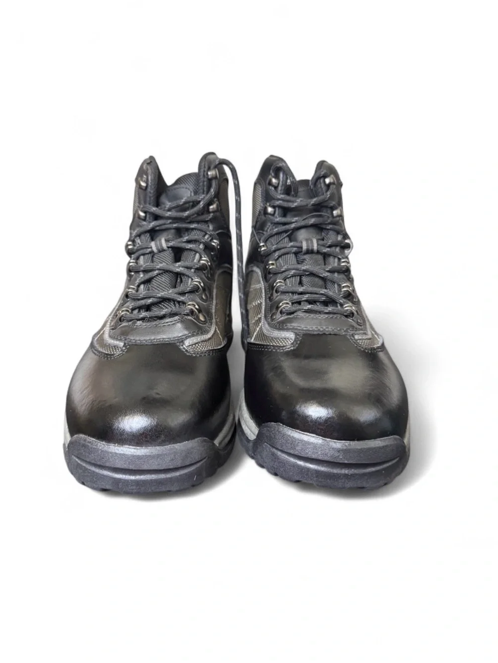 1: Goodfellow & Co Marcel Black Grey Mid Hiking Work Boots Men's Size